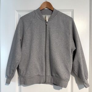 The Group Babaton by Aritzia Heather Gray Zip-Up